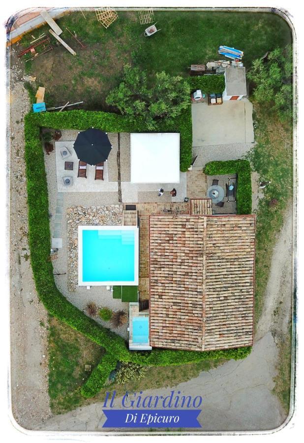 ロッカ・サン・ジョヴァンニ Il Giardino Di Epicuro Bed & Breakfast エクステリア 写真